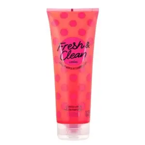 PINK VICTORIA'S SECRET - BODY LOTION FRESH & CLEAN - BRIGHT APPLE X CAMPUS LIFE