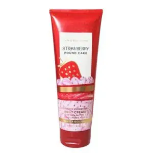 BATH & BODY WORKS - BODY CREAM - STRAWBERRY POUND CAKE