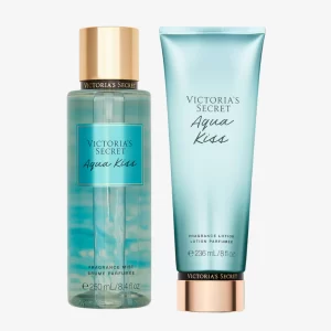 Kit Body Splah + Creme Hidratante Aqua Kiss Victoria’s Secret 236ml+250ml