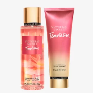 Kit Body Splah + Creme Hidratante Temptation Victoria’s Secret 236ml+250ml