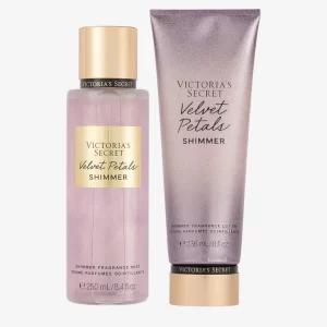 Kit Body Splah + Creme Hidratante Velvet Petals Shimmer Victoria’s Secret 236ml+250ml