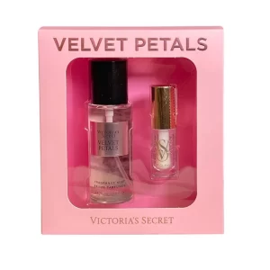 KIT VICTORIA'S SECRETS VELVET PETALS - BODY SPLASH 75ml + LIP GLOSS
